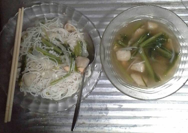 Resep Bihun+kwetiau kuah seafood - Jenny.L Kitchen