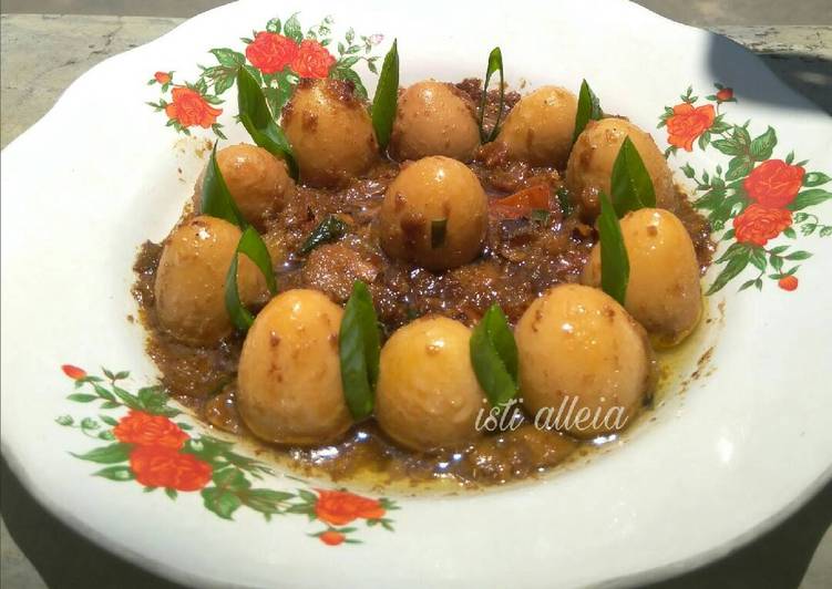 resep Oseng Telur Puyuh