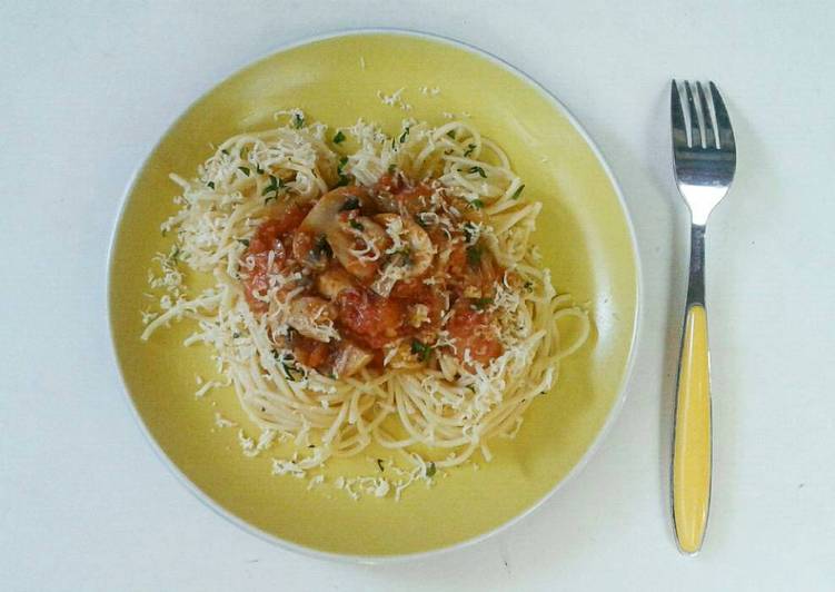 resep Spaghetti Portabella