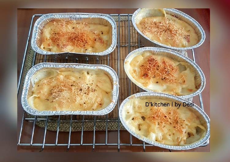 bahan dan cara membuat Macaroni schotel