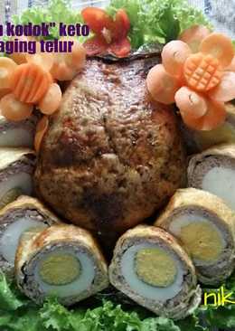 Rolade daging isi telur #ketopad