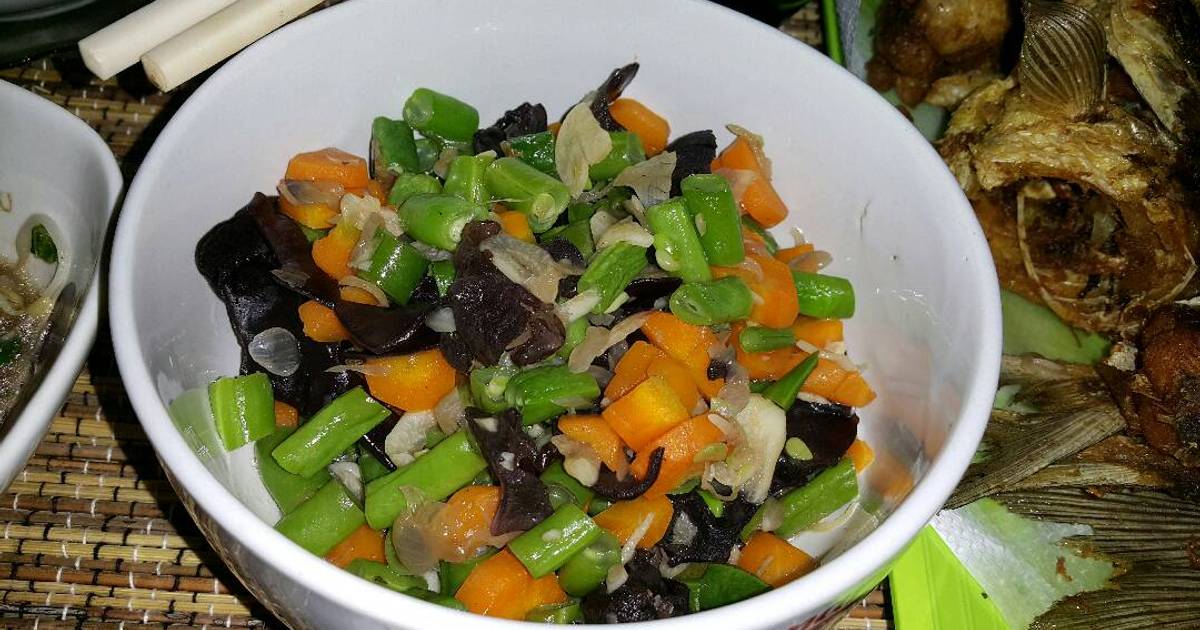 Resep Tumis Buncis Jamur Kuping oleh Isnijackplate Cookpad