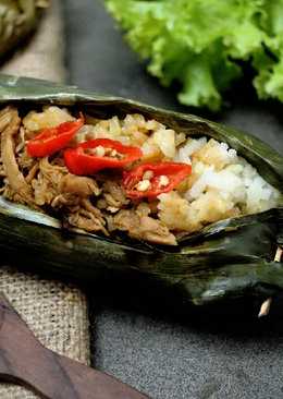 Nasi Bakar Ayam Simple