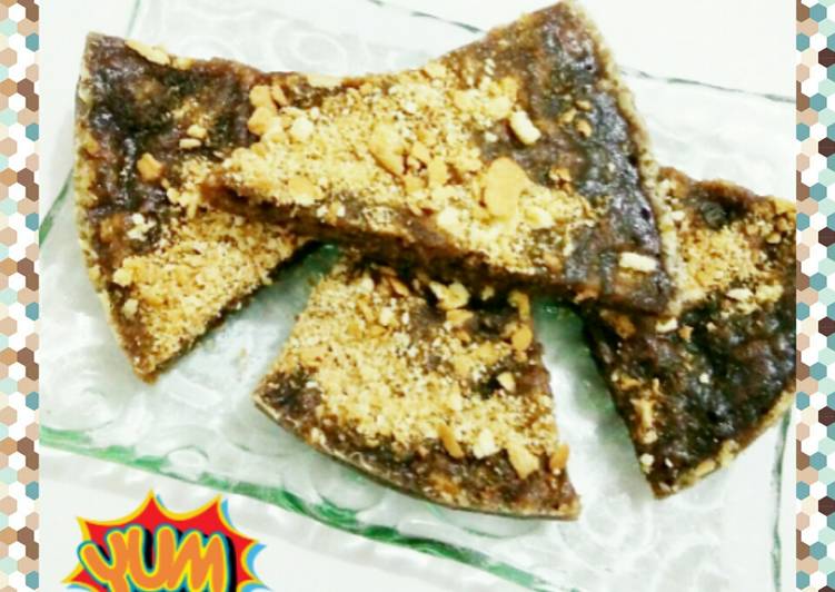 resep Brownies Mocaf with Bisccuit Topping