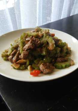 Oseng pare daging(debm)