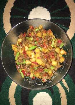 Sambel goreng ati kentang buncis