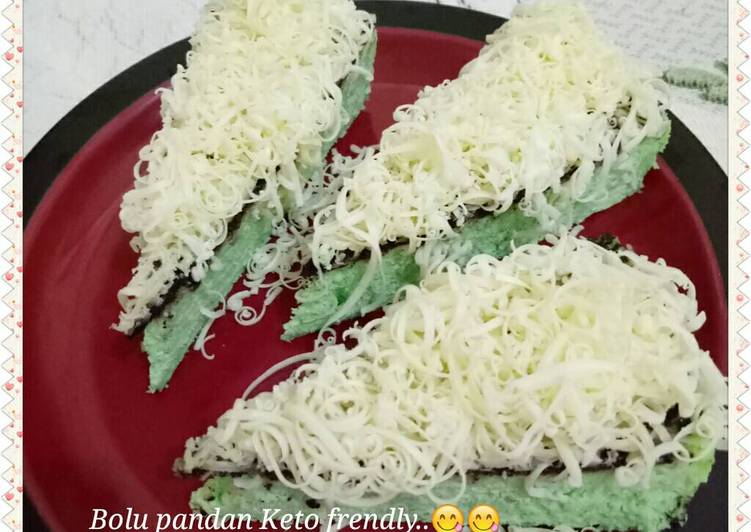 cara membuat @ Bolu Pandan KETO Fendly..@