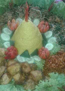 Nasi tumpeng mantap
