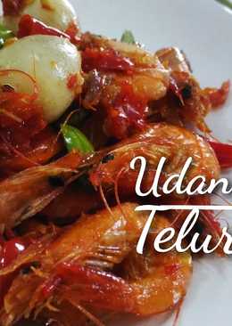 Udang balado telur puyuh