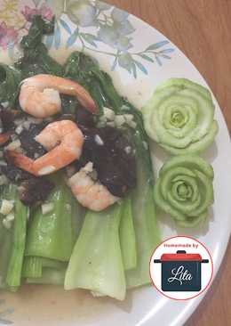 Pokcoy udang saus tiram mudah lezatÂ #homemadebylita