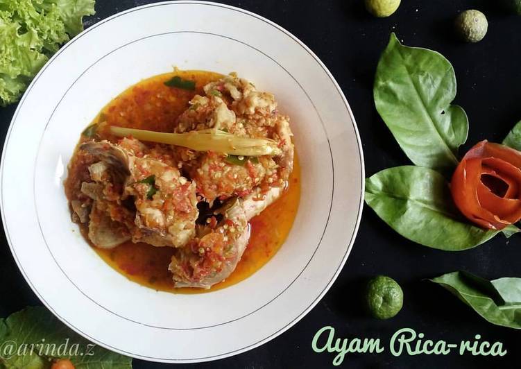 resep lengkap untuk Ayam Rica-rica