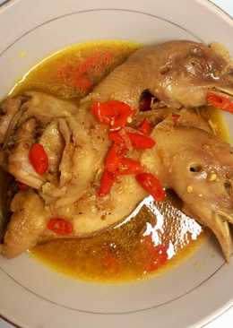 Kepala ayam bumbu kuning