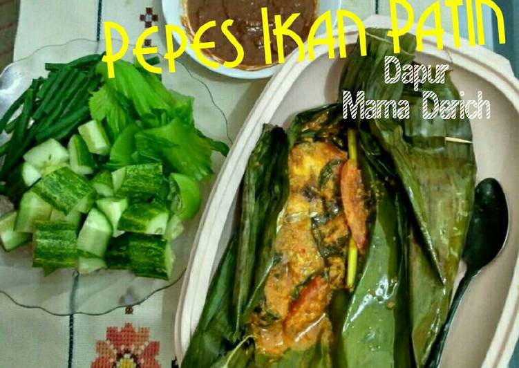 resep lengkap untuk Pepes Ikan Patin (#PR_masakanbungkusdaun)