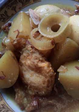 Opor telur kampung rebus vs telur bebek ceplok