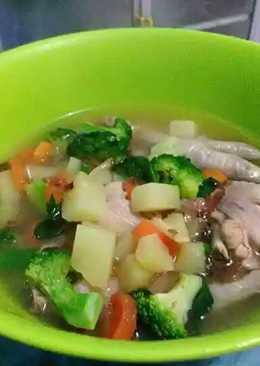 Sop Ceker Sayur