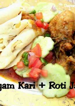 Kari Ayam dan Roti Jala