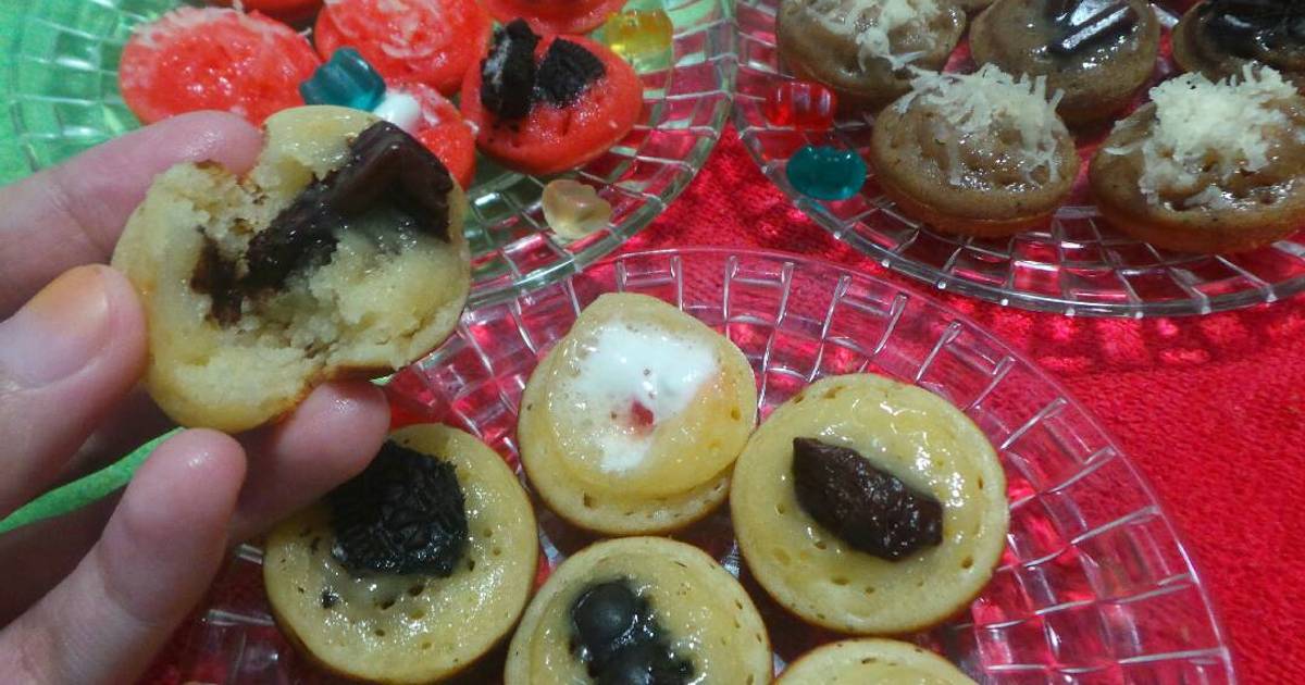  Resep  Kue  Cubit originally strawberry coffe dgn aneka 