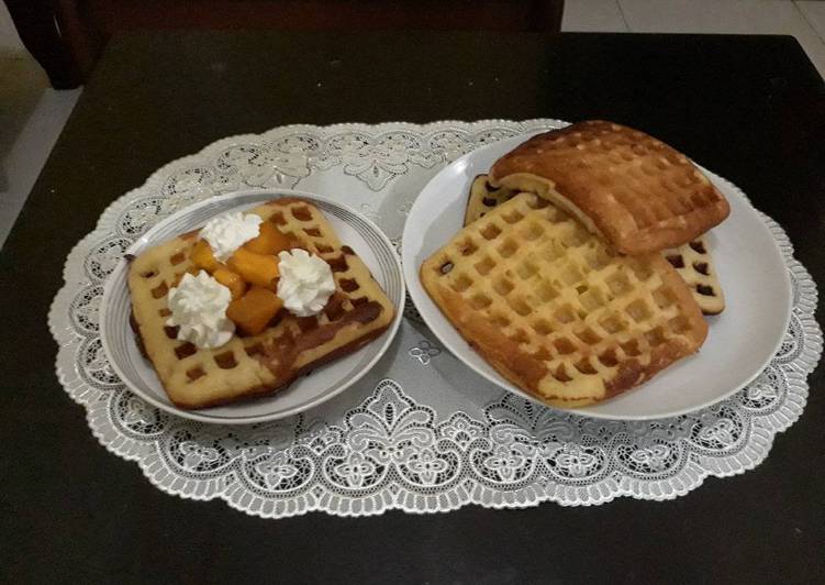 resep masakan Belgian Waffle