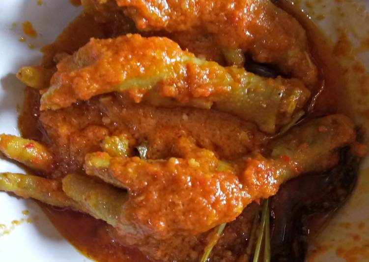 resep makanan Rica-rica ceker jeletot ala Aini