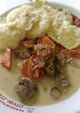 Soto betawi daging kambing