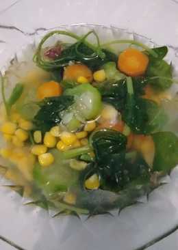 Sayur bayem (sayur bening)