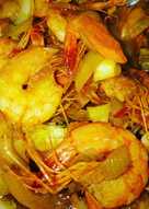 Tumis udang buat anak