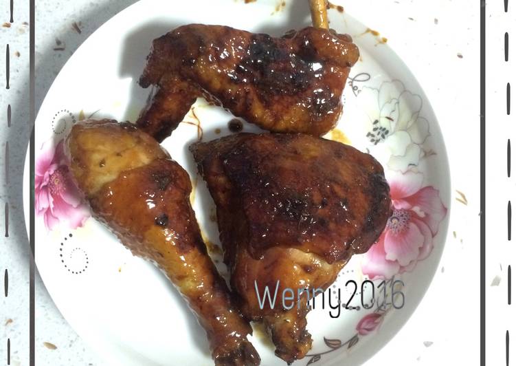 Resep Ayam panggang kecap madu Oleh Wenny Kho
