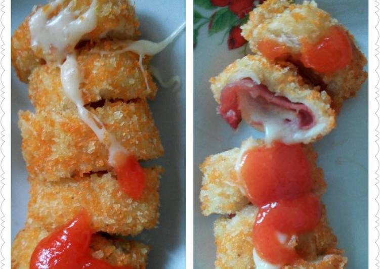 resep Roti Goreng Mozarella