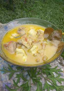 Opor ayam tofu