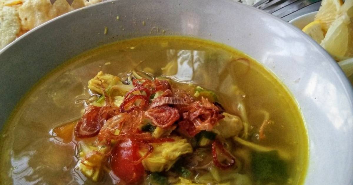 357 resep soto ayam kuning enak dan sederhana Cookpad