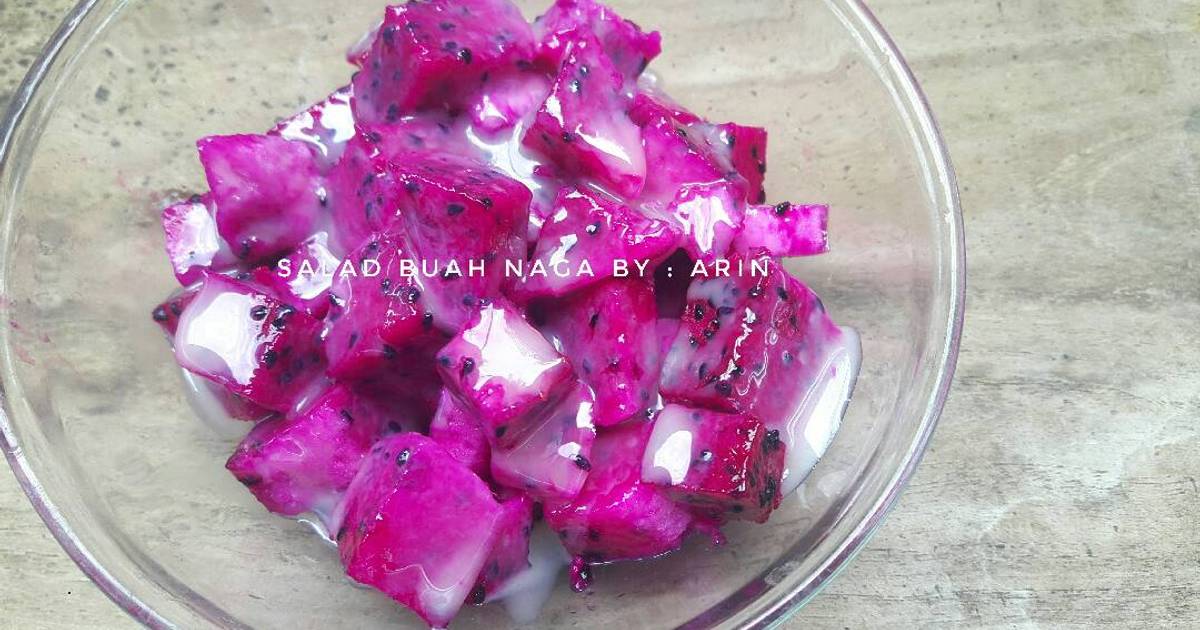 237 resep  salad  buah  buah  naga  merah enak dan sederhana 