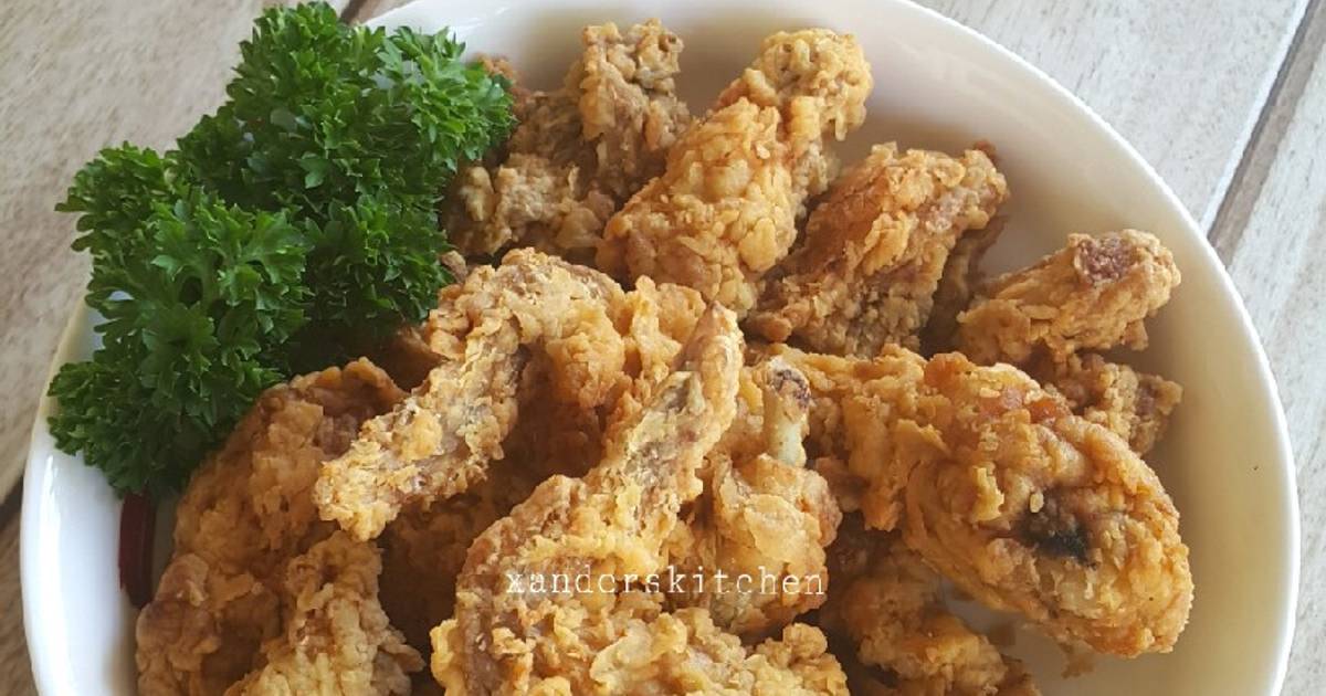 Resep Ayam goreng tepungenaak, bikinnya ga ribet dan 