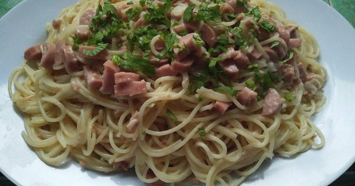 Resep Spaghetti Carbonara Dengan Susu - Pijatan r