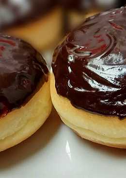 Donat Empuk topping Cokelat