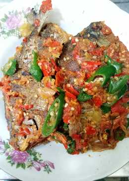 Ikan bawal pedas simple