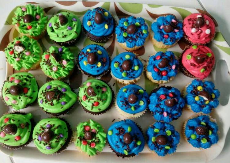 bahan dan cara membuat Cupcake kukus nyummy