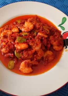 Sambel goreng udang pete