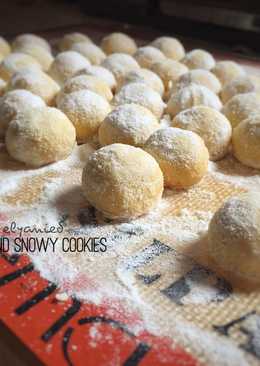 Almond snowy cookies #kamismanis