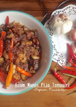 Asam Manis Pija (Ikan Asin) Tenggiri