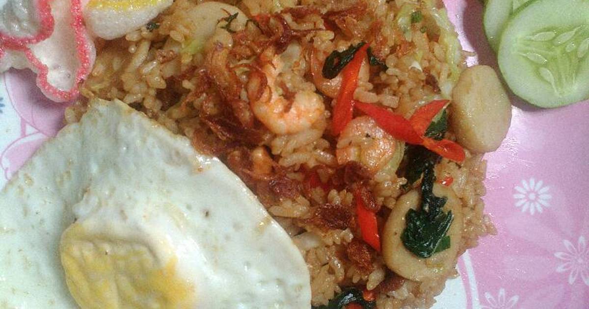  Resep  Nasi  goreng  spesial seafood  oleh memei Cookpad