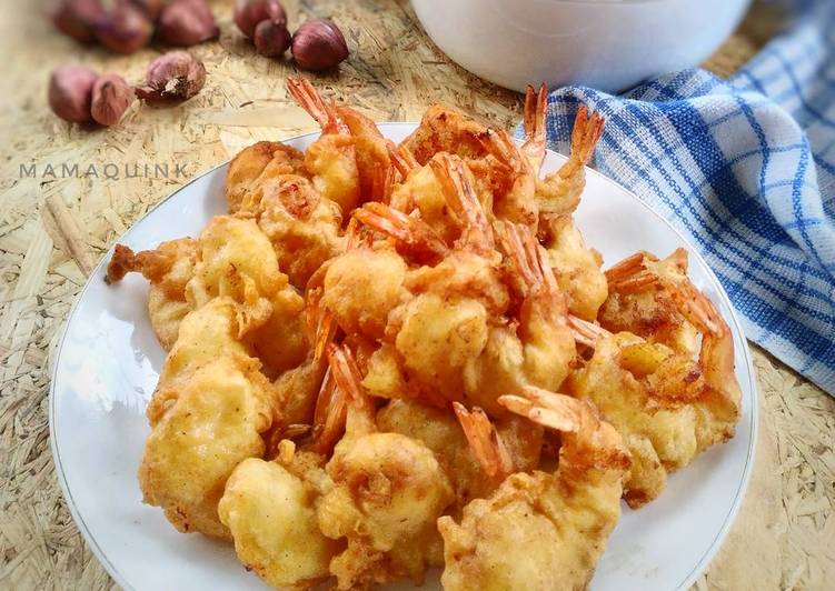 gambar untuk cara membuat Udang goreng tepung