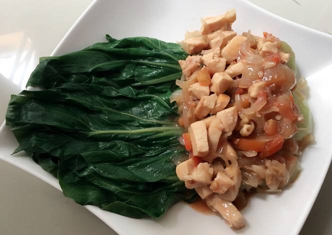 Resep Ayam Pokcoy oleh happy accha - Cookpad
