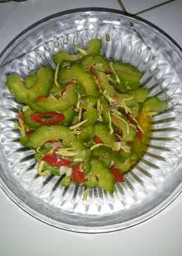 Tumis Pare Teri Pedas