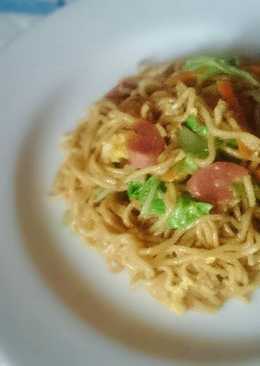 Mie goreng homemade (simpel, sehat dan enak)