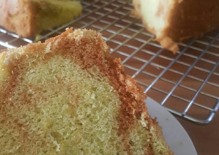 resep Bolu pandan lembut enaak mirip chiffon