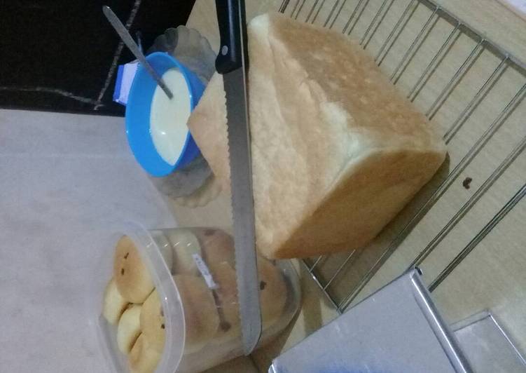 resep lengkap untuk Roti tawar sandwich