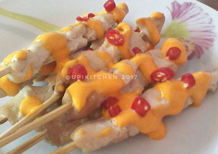 resep masakan Sate Taichan Saus Keju