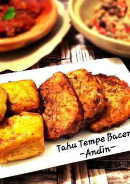 Tahu Tempe Bacem Goreng