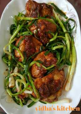 Ayam kecap daun bawang