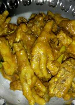 Ceker bumbu kuning Jawa timuran